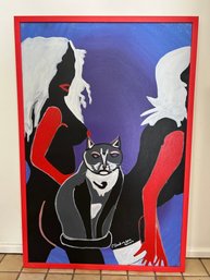 Original Painting By Pamela Anderson Of Baywatch