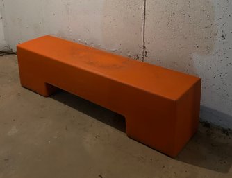 Sintesi Pankotto Outdoor Bench In Orange