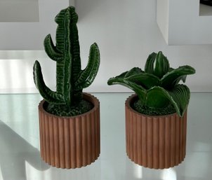 Vintage Ceramic Cactii