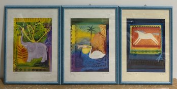 3 J.Cairn Signed Watercolors