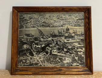 Vintage Photograph Of Budapest, Hungary