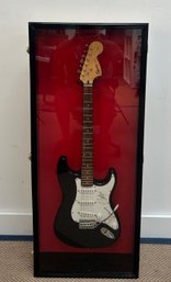 Slash From Guns N Roses Signed Fender Guitar In Display Case