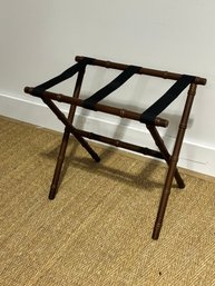 Vintage Faux Bamboo Luggage Stand
