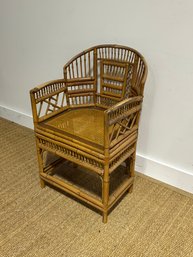 Vintage Bamboo Caned Chair