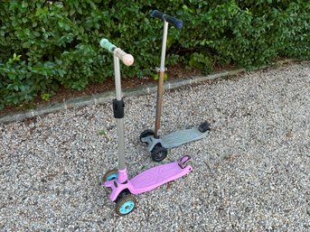 Lot Of Two Childrens Scooters