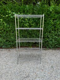 Lot #1 Of 3 Metal Shelving Rack