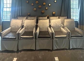 Set Of Ten Parsons Dining Chairs Designed By Melani's Moods