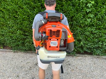 Husqvarna 580BTS Leaf Blower And Noise Protection