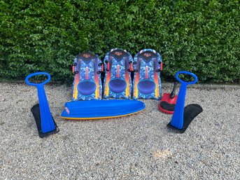 Lot Of Winter Sleds