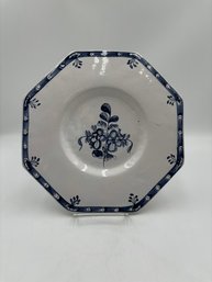 Pair Of Glazed Ceramic Plates