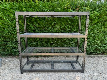 Lot #1 Of 3 Gladiator Shelving Unit 77 Long And 24 Deep