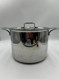 All Clad Stainless Steel Stockpot With All Clad Lid. 12 Qt.