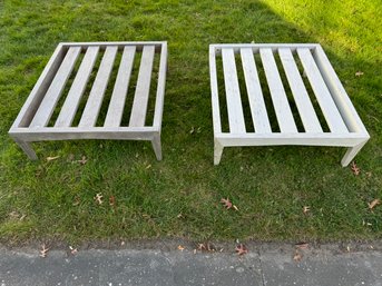 Set Of Two Ottoman Frames No Cushions