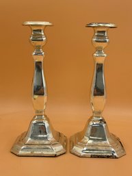 Vintage Silver Plated Candlesticks