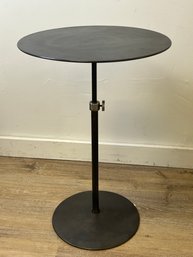 Adjustable Industrial Side Table