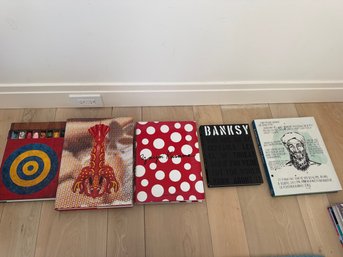 Set Of Five Art Coffee Table Books