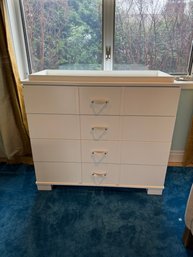 White Dresser With Changing Table Attachment