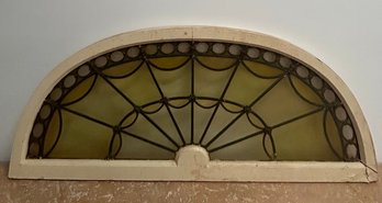 Antique Stained Glass Arch