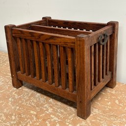 Mission Style Magazine Rack