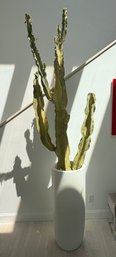 9 Foot Cactus In Composite Planter
