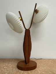 Mid-century Modern Saucer Lamp