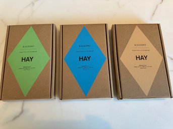 Set Of Three Hay Metal Trays