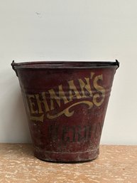 Vintage Lehmans Herb Metal Bucket
