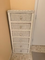 Tall Wicker Dresser
