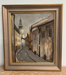 Vintage Painting Of Street