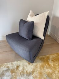 Upholstered Side Chair With Pillows