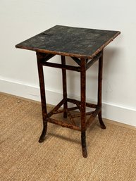 Vintage Bamboo Accent Table