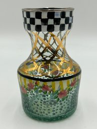 MacKenzie-Childs 6 Carafe With Roses