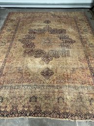 Vintage Hand Knotted Rug. 9x12