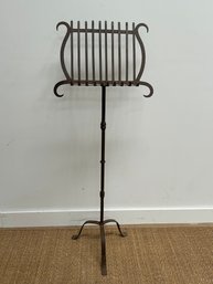 Antique Iron Music Stand