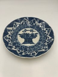 19th Century Chinese Export Blue And White Platter