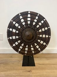 Hand Carved Wooden Yarn Winder