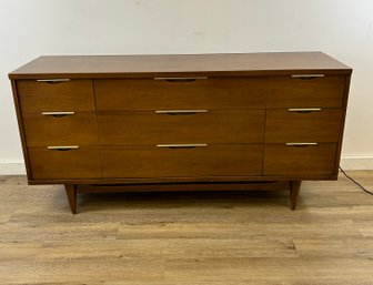 Kent Coffey Mid-century Walnut Lowboy Dresser