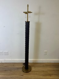 Baker Accessories Wooden Floor Lamp