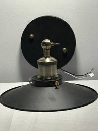Black And Brass Wall Sconce