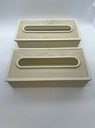 White Metal Tissue Boxes