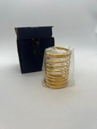 Gold Toothbrush Holder