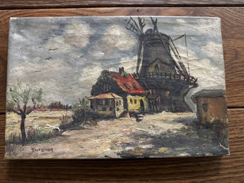 Antique Oil On Canvas Signed Backstrom