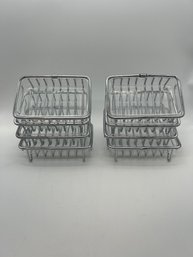 8 Metal Soap Holders