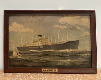 Print On Board Of Ship By Alexander Breede