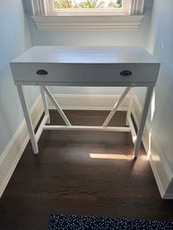 Tall White Table Writing Desk