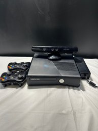 X-box 360 And An X-box Kinect With 2 Controllers