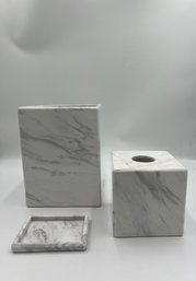 Waterworks Studio White Marble Bath Accessories