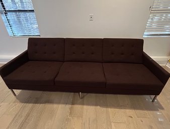 Organic Modernism Brown Sofa