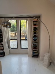 Chrome Arc Lamp With Marble Base