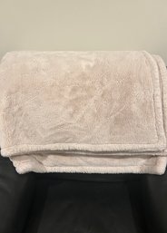 Max Studio 57x47 Tan Throw Blanket